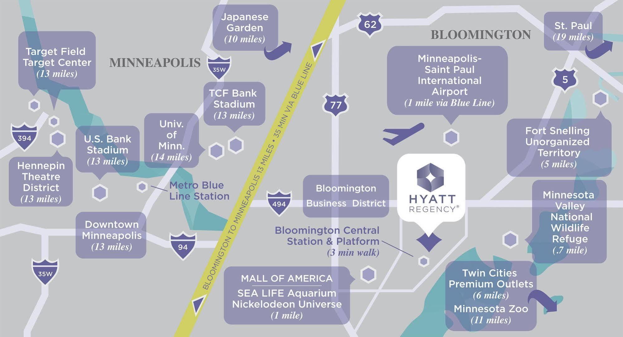 Hyatt Regency Bloomington - Minneapolis מראה חיצוני תמונה